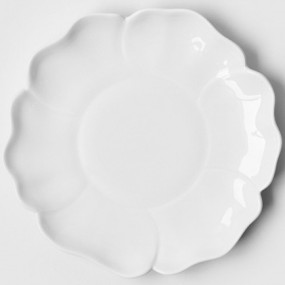 Prato PEÓNIA Branco 27cm